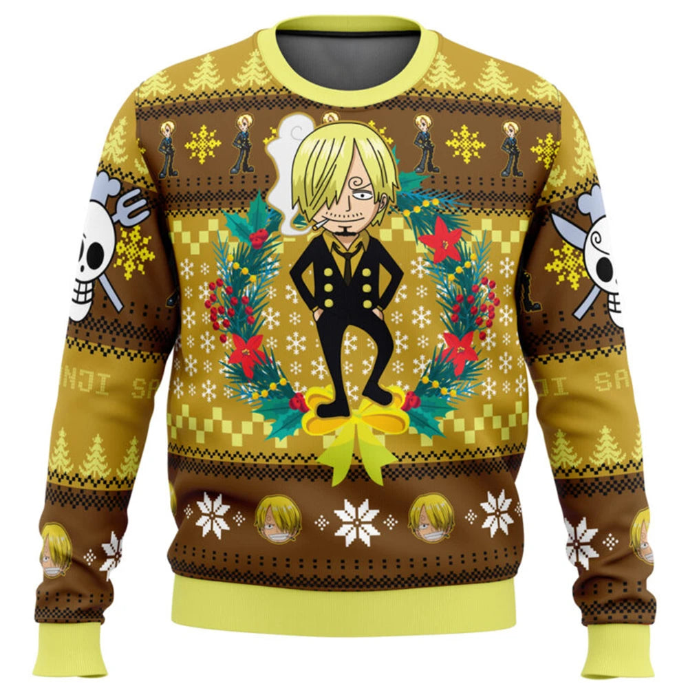 Luffy Gear 5 Ugly Christmas Sweater (Kids) Style 12