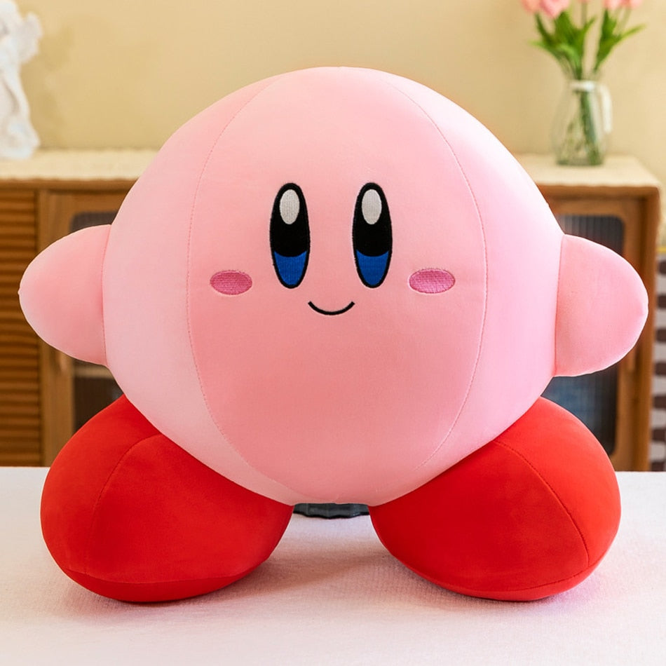 Star Kirby Fluffy Pink Plush A-30cm