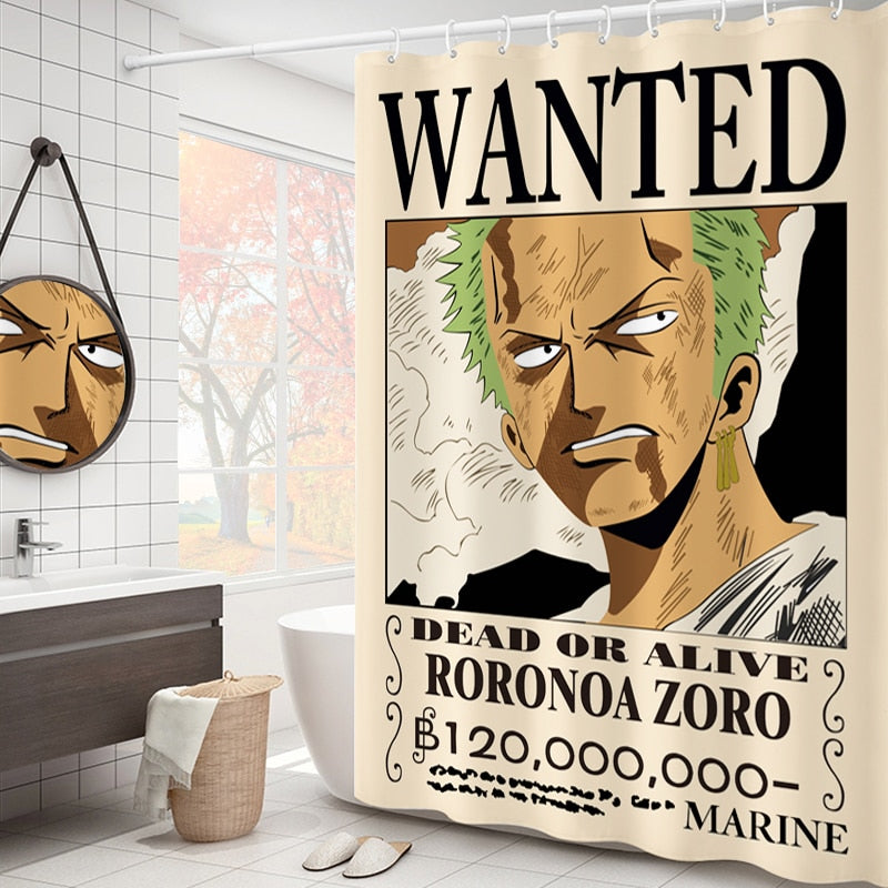 Onepiece Anime Shower Curtain Style 6