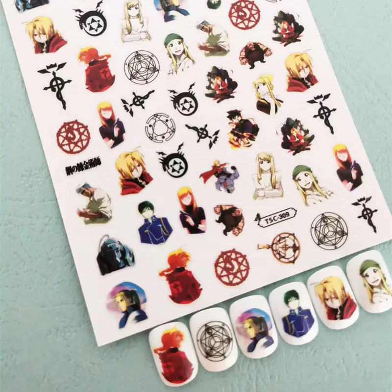 Tokyo Revengers Anime Acrylic Nails Sticker