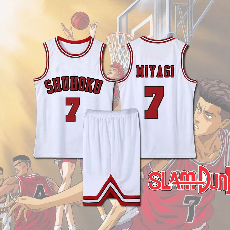 Sakuragi Hanamichi Slam Dunk Basketball Jersey Costume