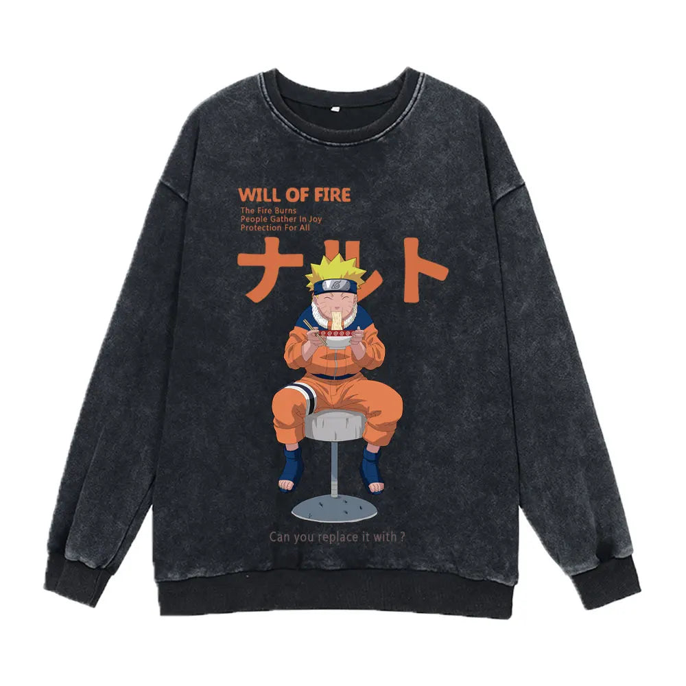 Naruto Full Sweatshirt Black16