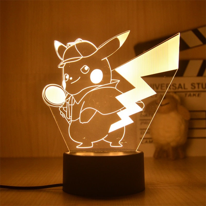 Pokemon Anime 3D LED desk lamp Action Figure 4 12cm