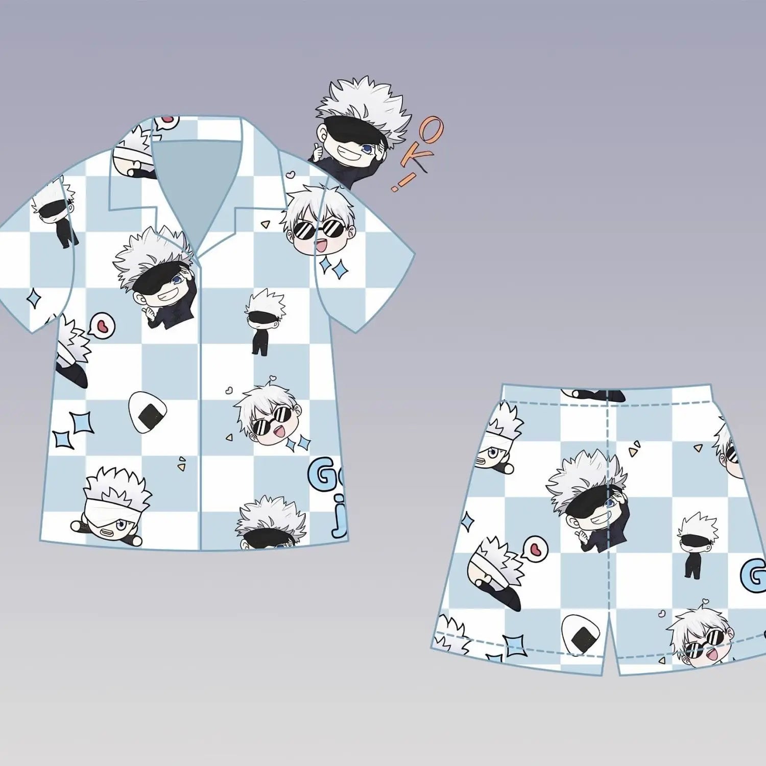 Jujutsu Kaisen Satoru Gojo Pajama Set Set