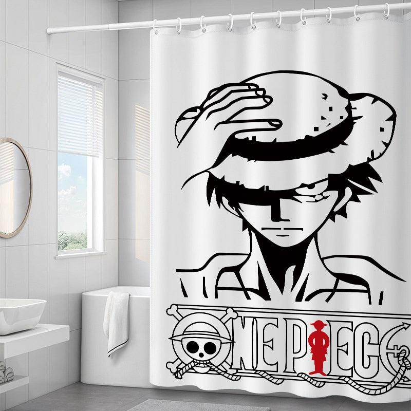 Onepiece Anime Shower Curtain Style 2