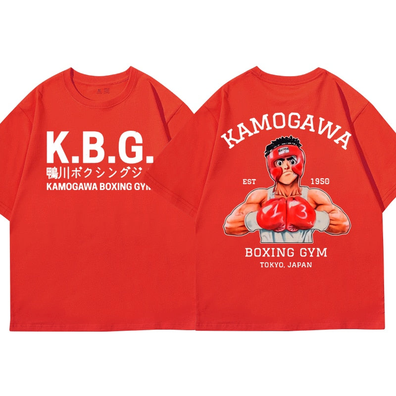 Hajime No Ippo Kamogawa Boxing Gym T Shirt Style 6