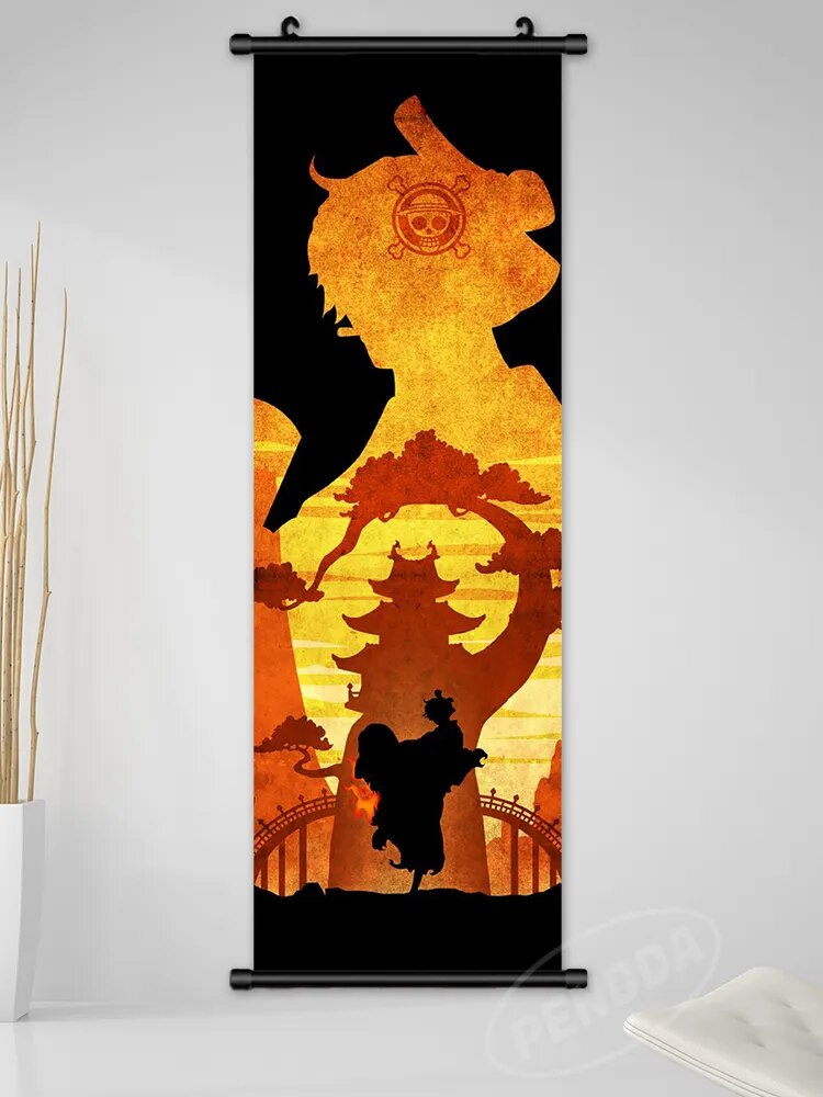 One Piece Artwork Anime Scroll Poster 6