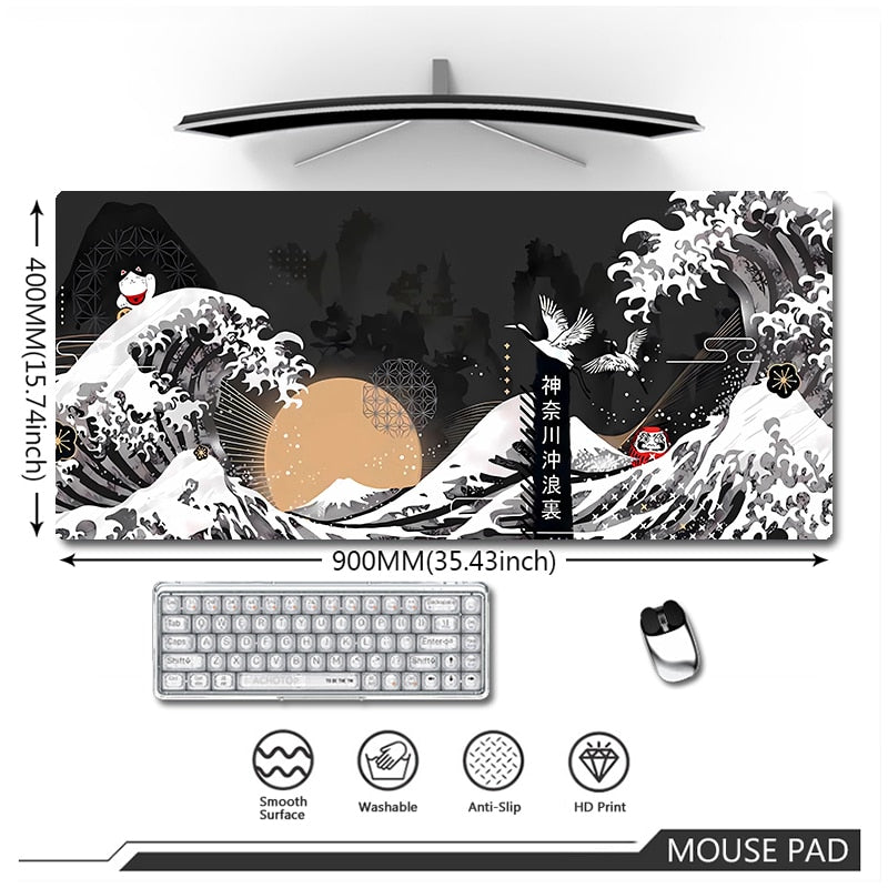 Great Wave Art Gaming Mouse Pad