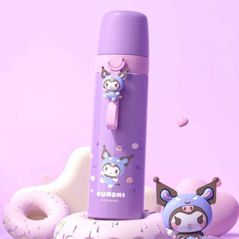 Sanrio Anime Tumbler Cup Bottle Purple