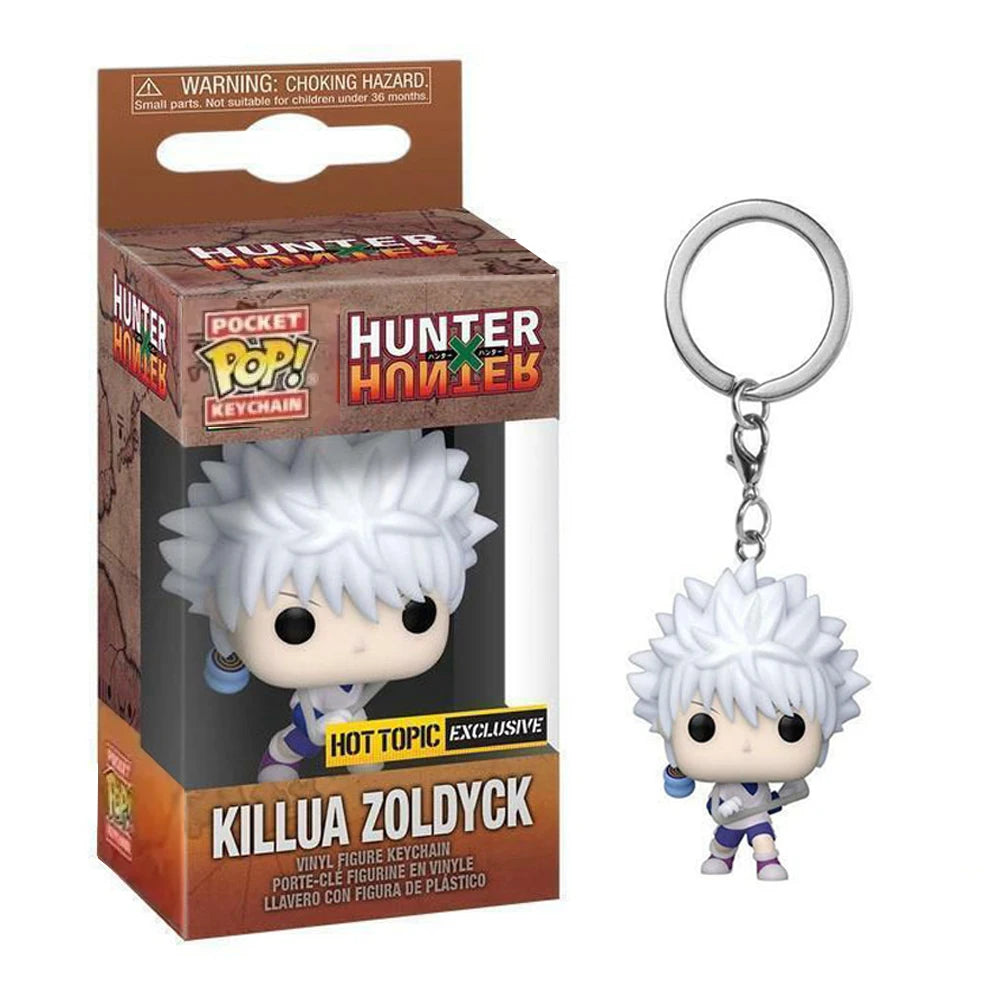 HUNTER×HUNTER GON·FREECSS Funko pop keychain Hunter Killua