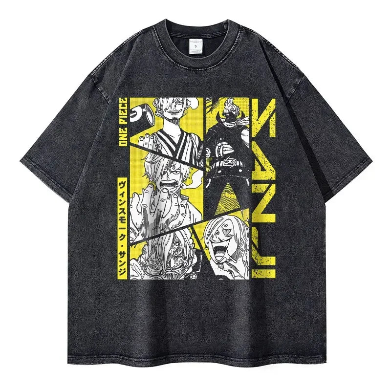 One Piece Anime Vintage T-shirt Style 10