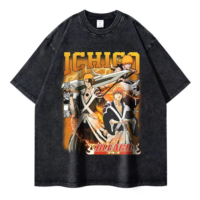 Bleach Zaraki Kenpachi Vintage T-shirt Style 19