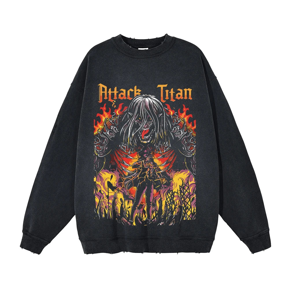 Attack on Titan Full Sweatshirt Black15