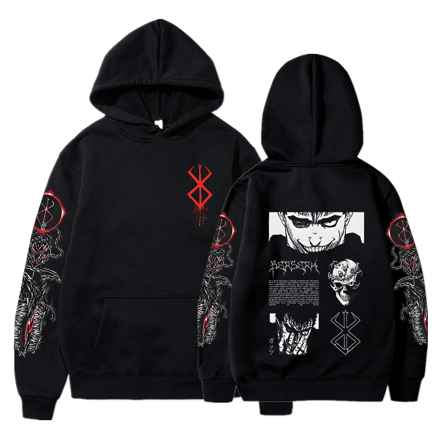 Berserk Guts Anime Cotton Hoodie