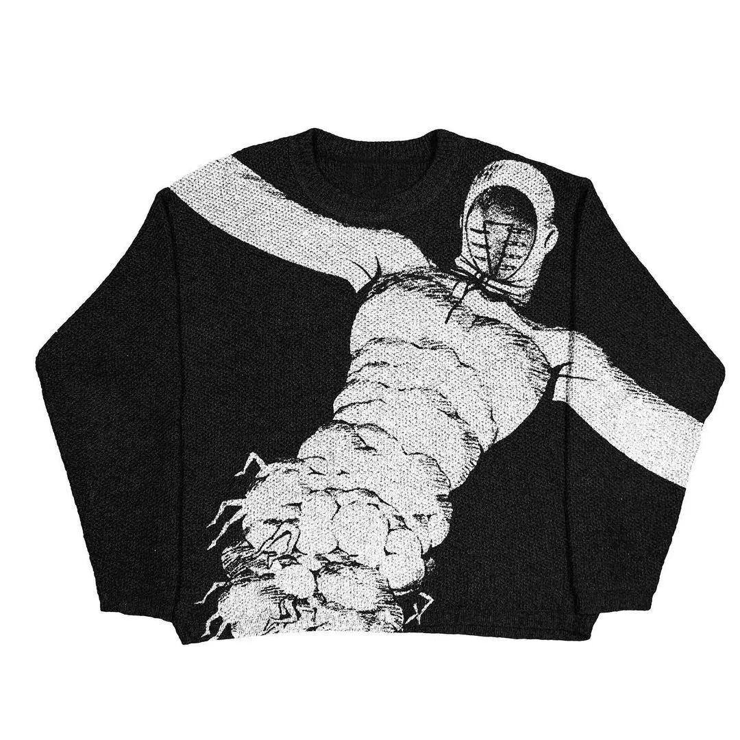 Anime Cloudboy Sweater black