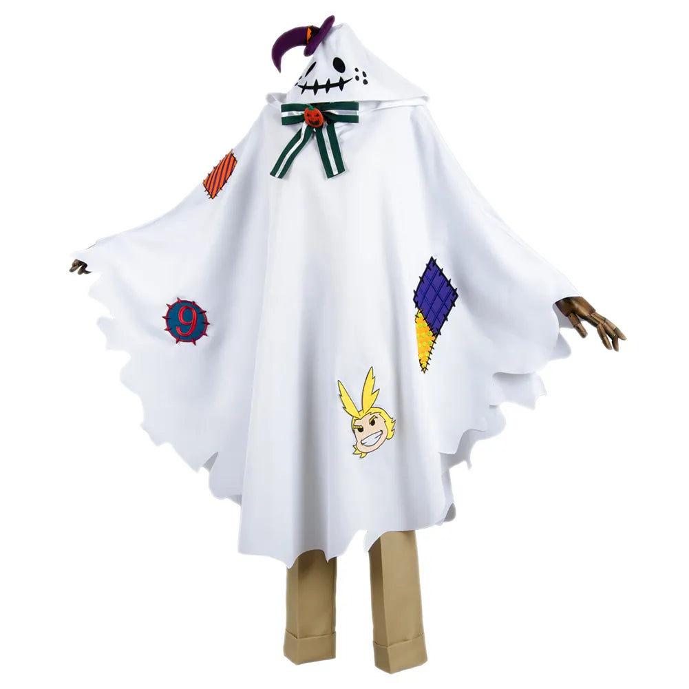 My Hero Academia Izuku Midoriya Halloween Hooded Cloak White One Size fits All