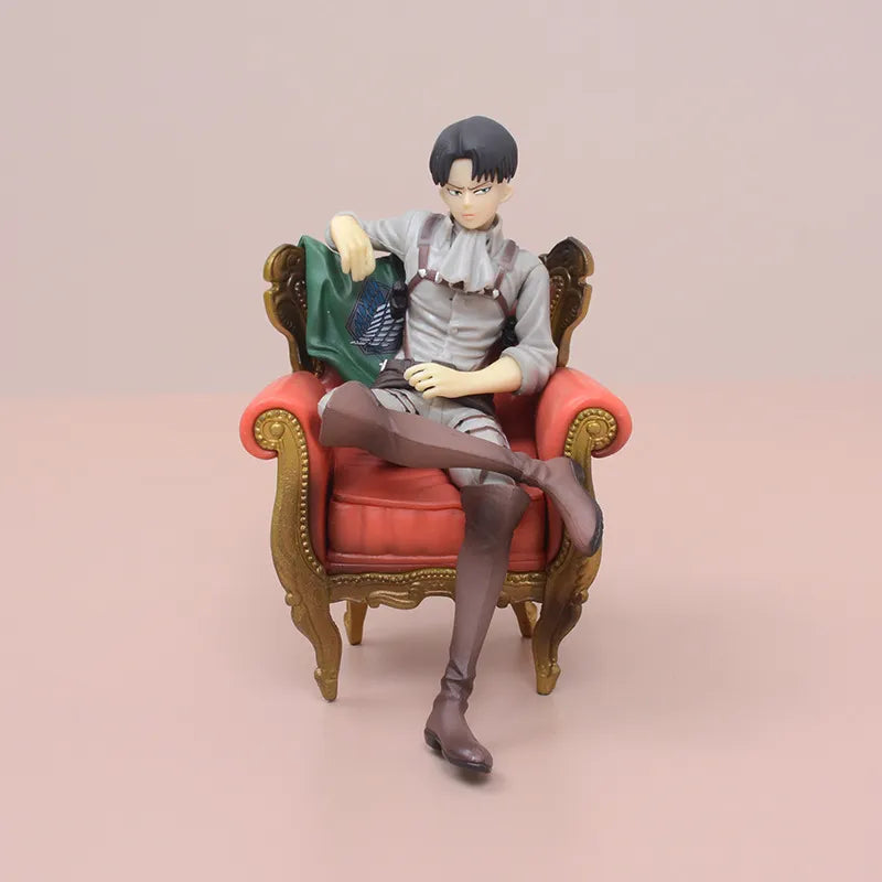 Attack on Titan Levi·Ackerman Sitting Anime Figure Levi Ackerman With box