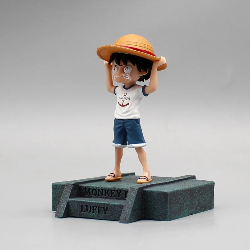 One Piece Luffy Chibi Crying Action Figure