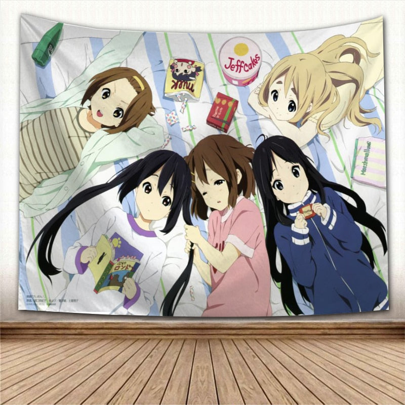 K-ON Anime Wall Hanging Tapestry 6