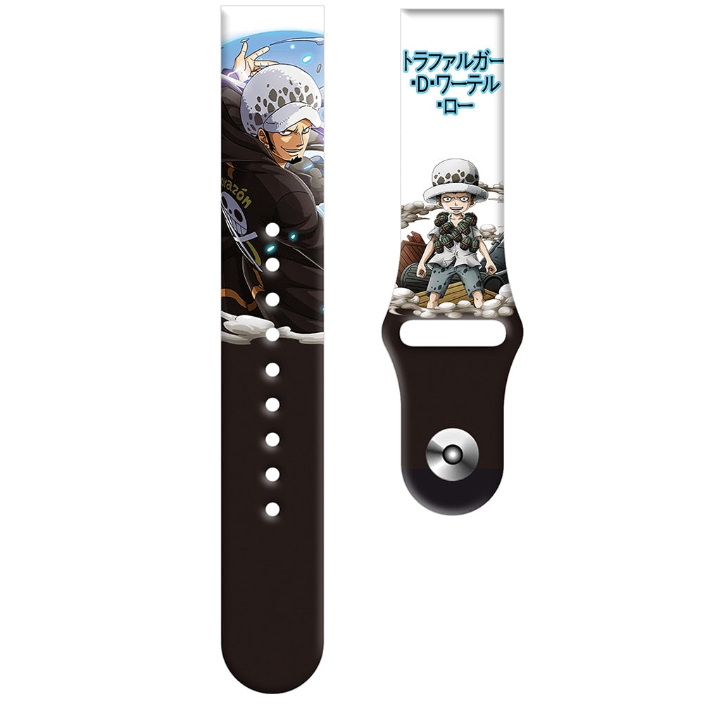 One Piece Anime Silicon Strap Samsung Galaxy Watch 8 Single Nail Band