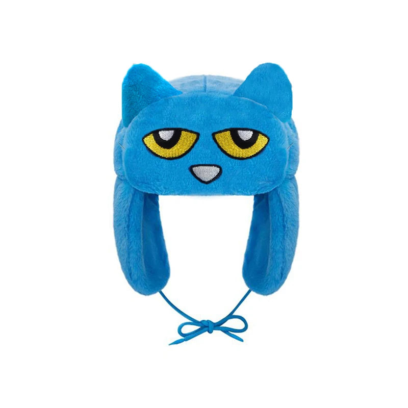 Anime Blue Fur Hat