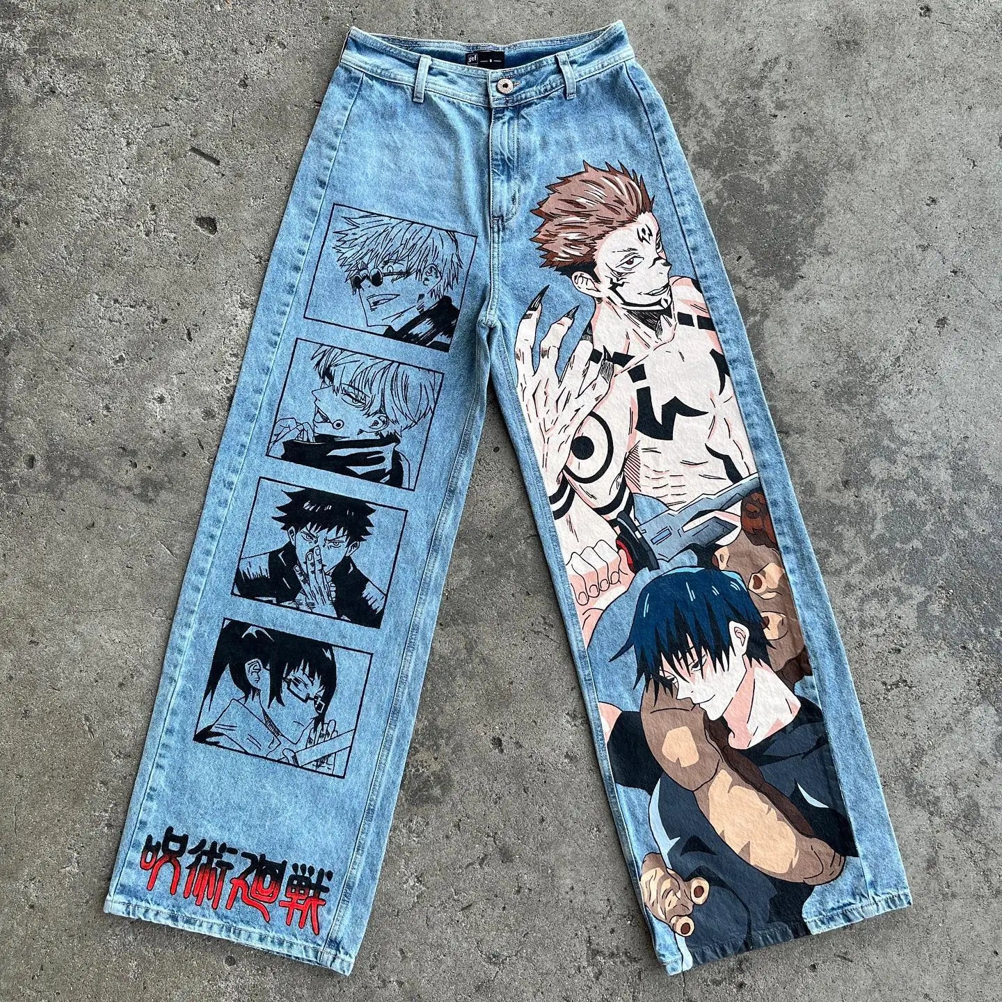 Jujutsu Kaisen Anime Jeans Sukuna