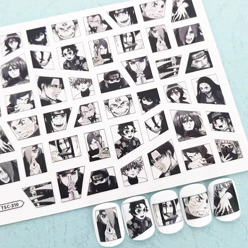 Tokyo Revengers Anime Acrylic Nails Sticker