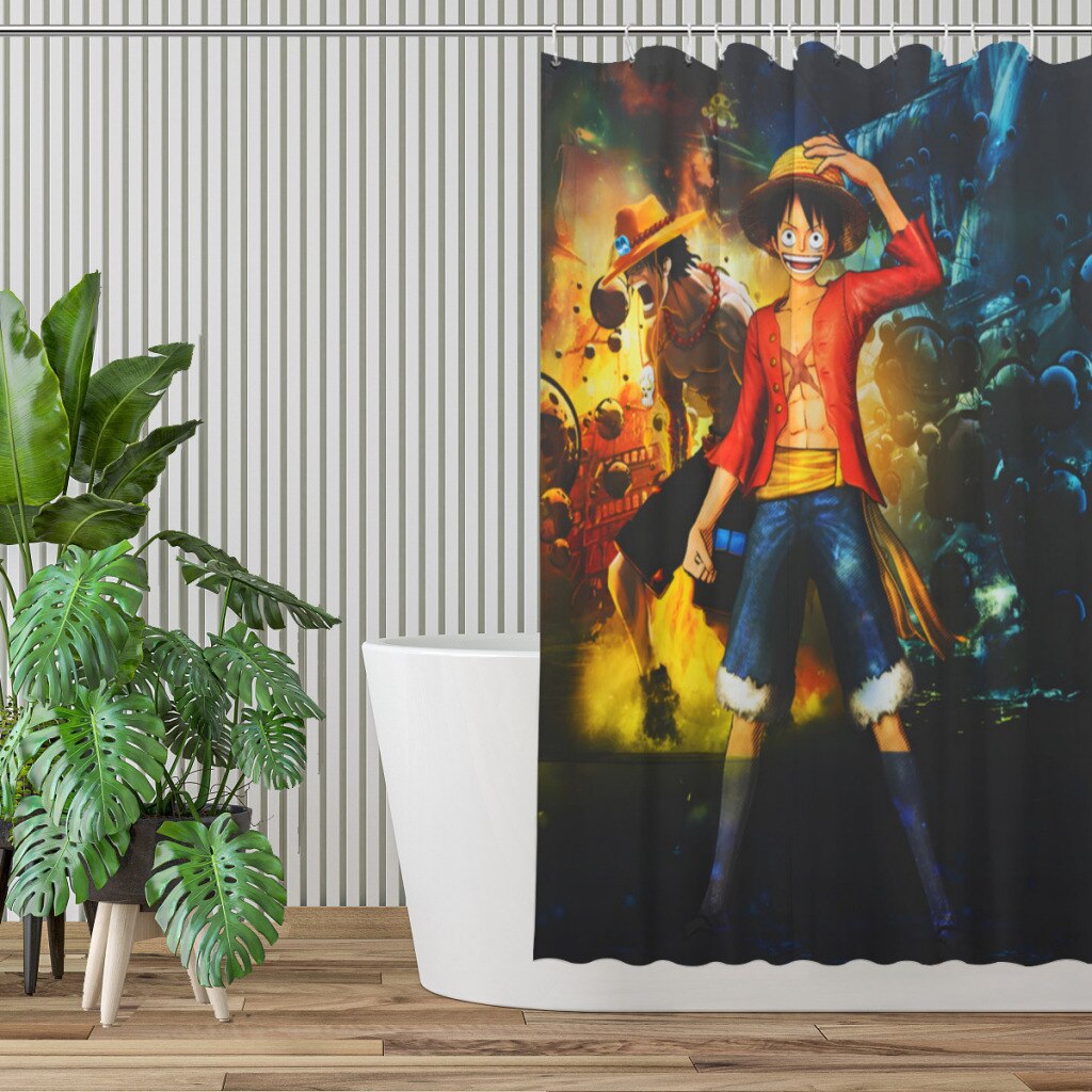 Anime Shower Curtain, Futuristic Manga Girl Science Fiction Doodle Effect  Japanese Style Digital Art Print, Fabric Bathroom Set with Hooks, 69W X 70L  Inches, Light Blue, by Ambesonne - Walmart.com