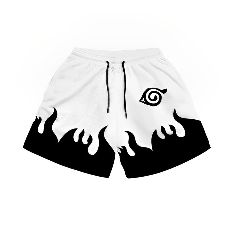 Naruto Anime Gym Shorts for Fitness Workout Style 19