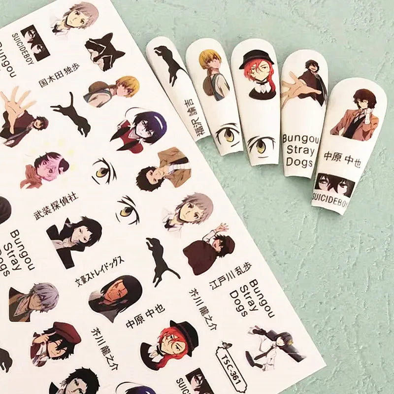 Tokyo Revengers Anime Acrylic Nails Sticker