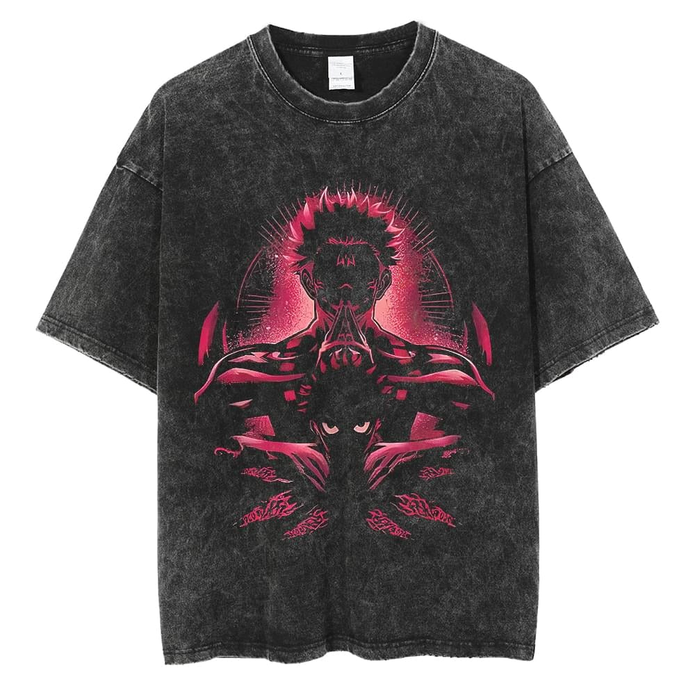 Jujutsu Kaisen Character Washed T Shirt