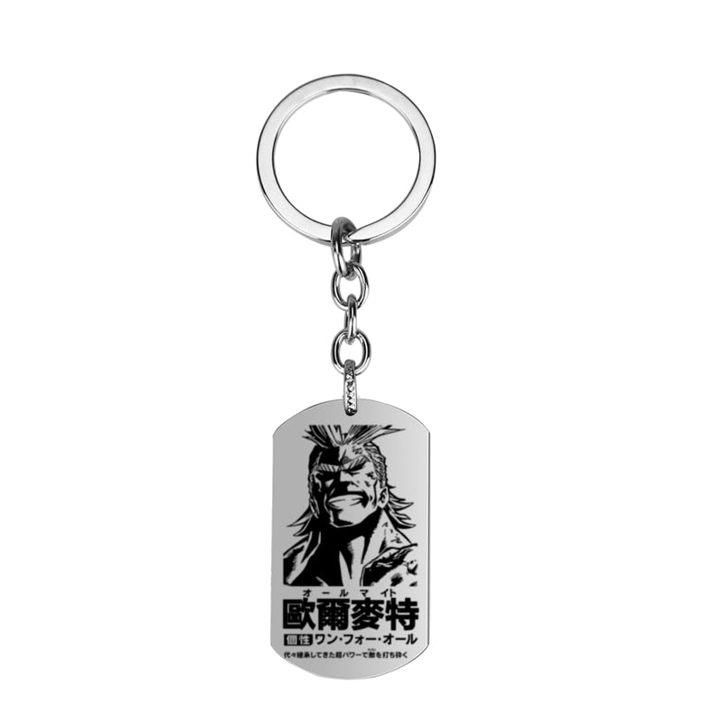 My Hero Academia Anime Dog Tag Necklace S4 All Might 1