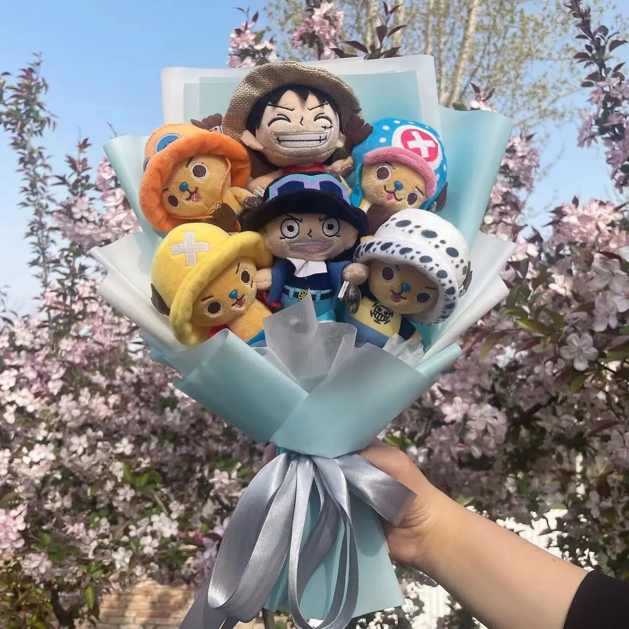 One Piece Plush Flower Bouquet