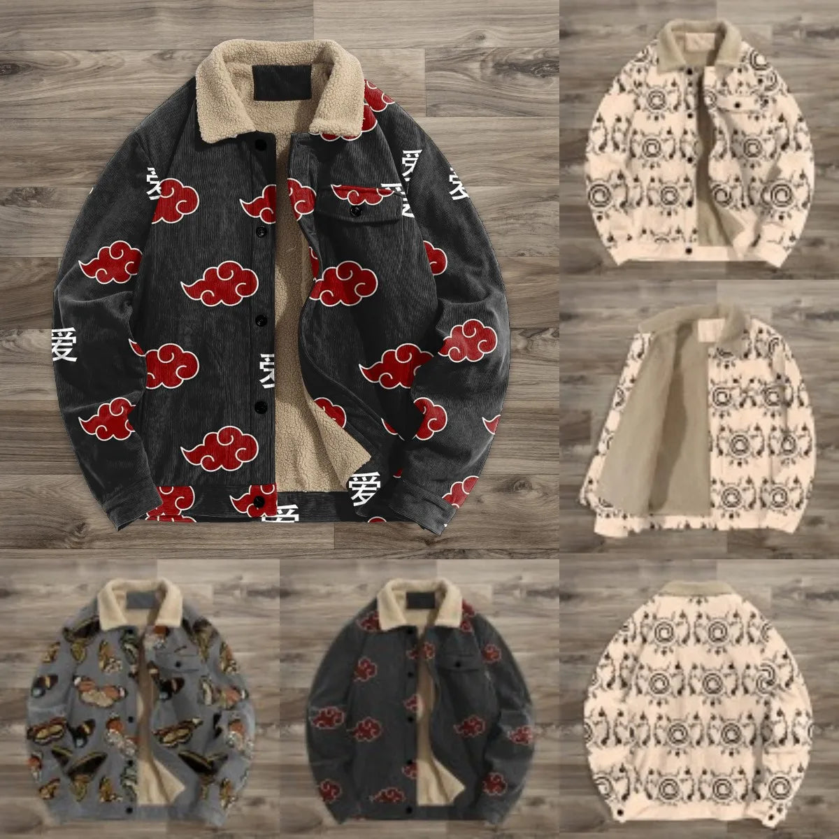 Naruto Akatsuki Fleece Jacket