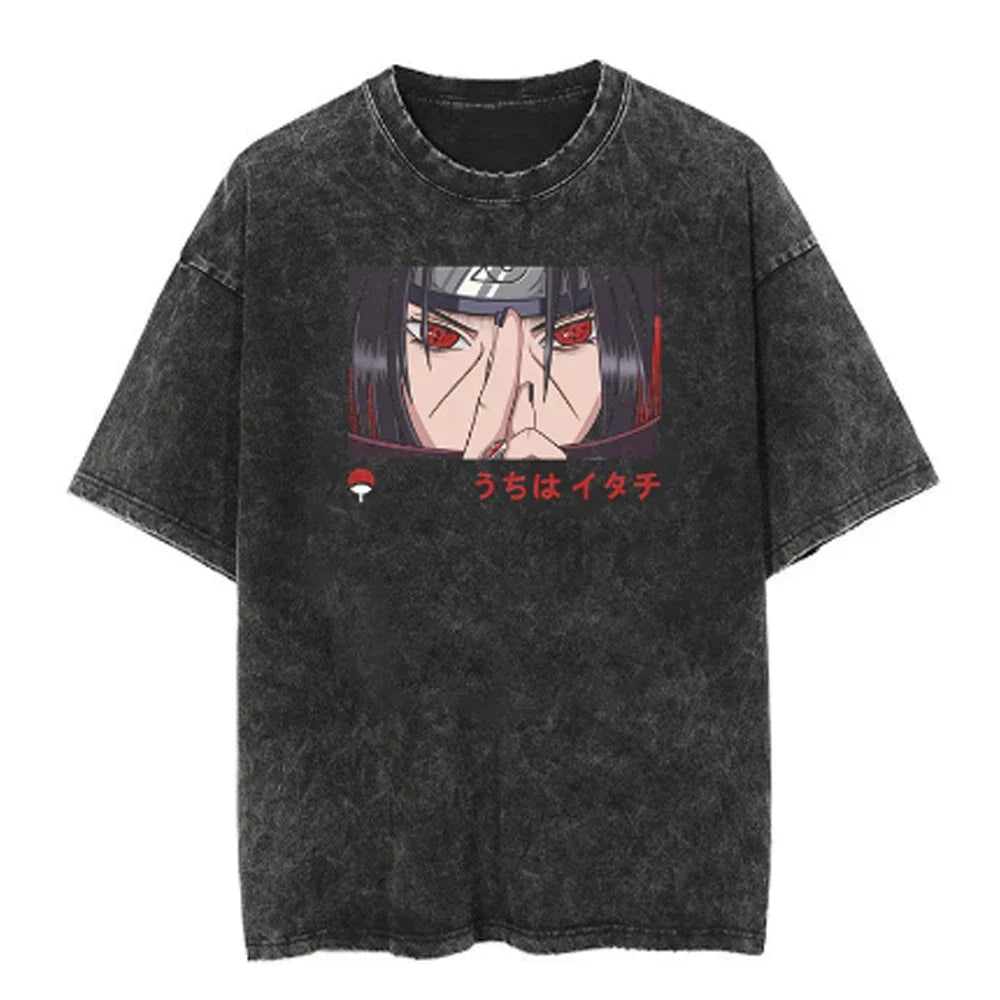 Naruto Shippuden Hinata Vintage Tshirt Itachi