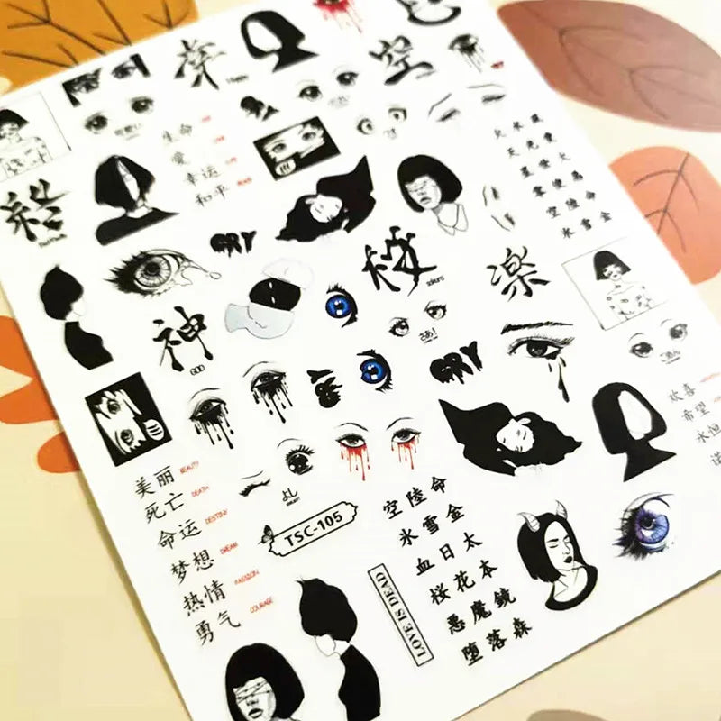 Tokyo Revengers Anime Acrylic Nails Sticker