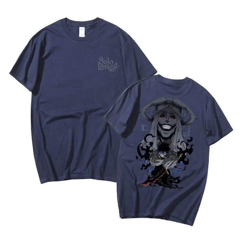 Solo Leveling T Shirt Navy blue
