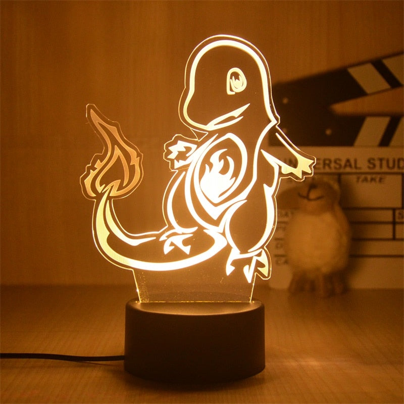 Pokemon Anime 3D LED desk lamp Action Figure 10 12cm