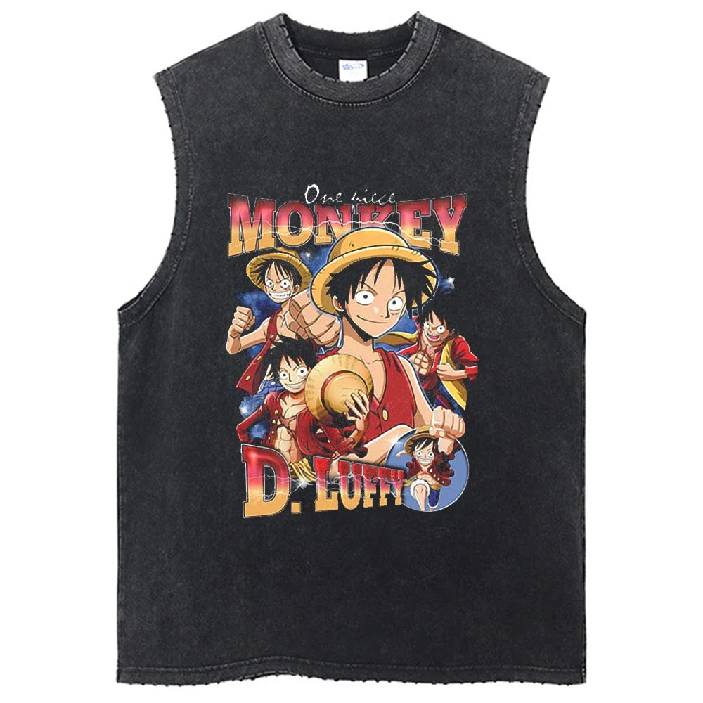 One Piece Luffy Tanktop Style 5