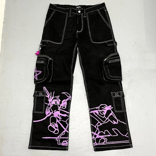 Soul Eater Y2K baggy Jeans