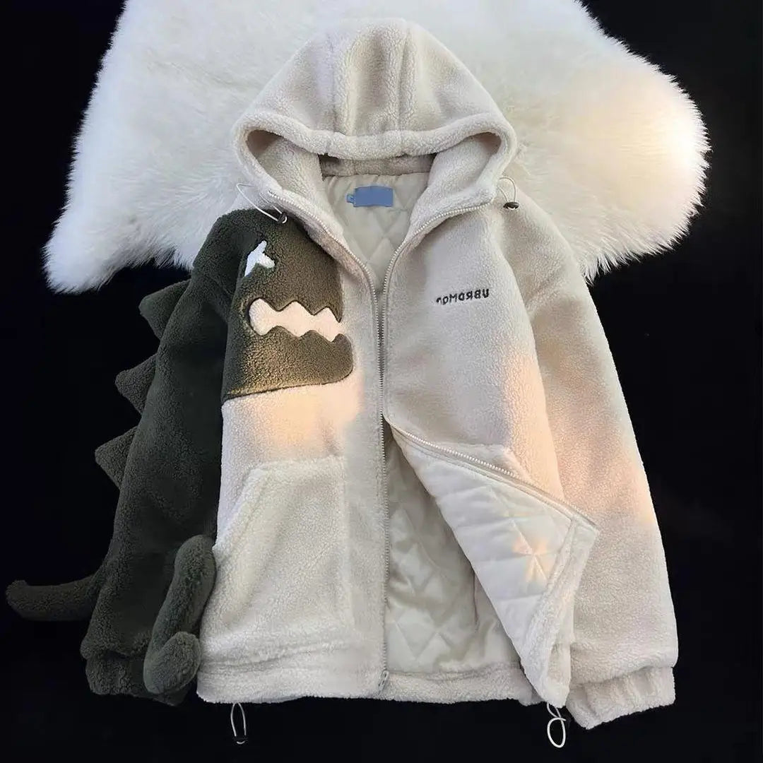 Anime Dinosaur Hooded Jacket