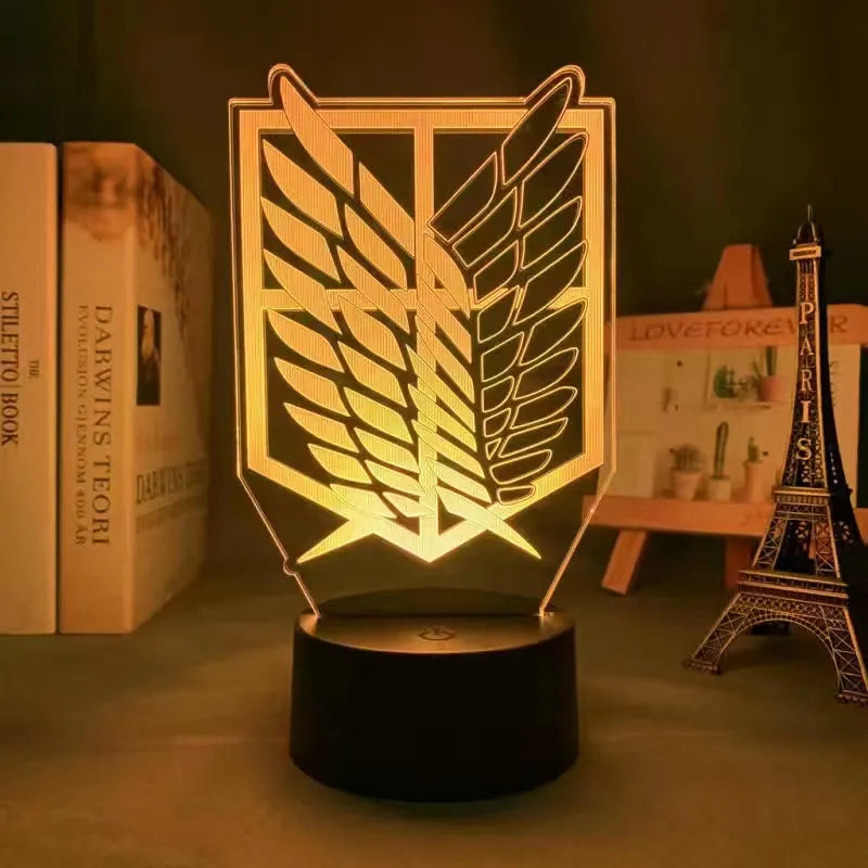 Levi Ackerman Anime Acrylic 3D Lamp