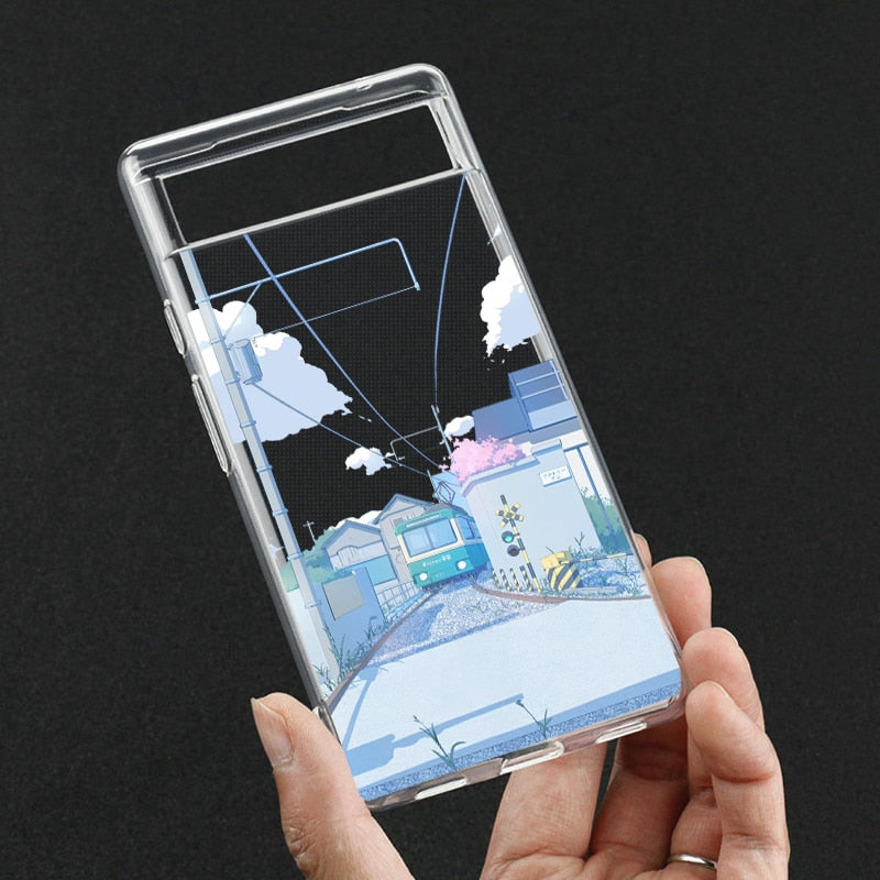 Anime Landscape phone Case Google Pixel Style 12
