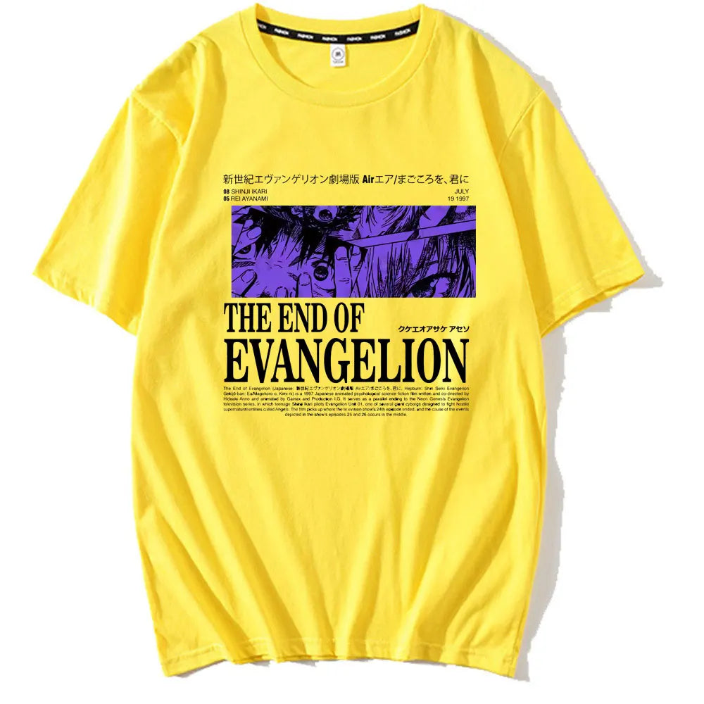 The End of Evangelion Tshirt Yellow