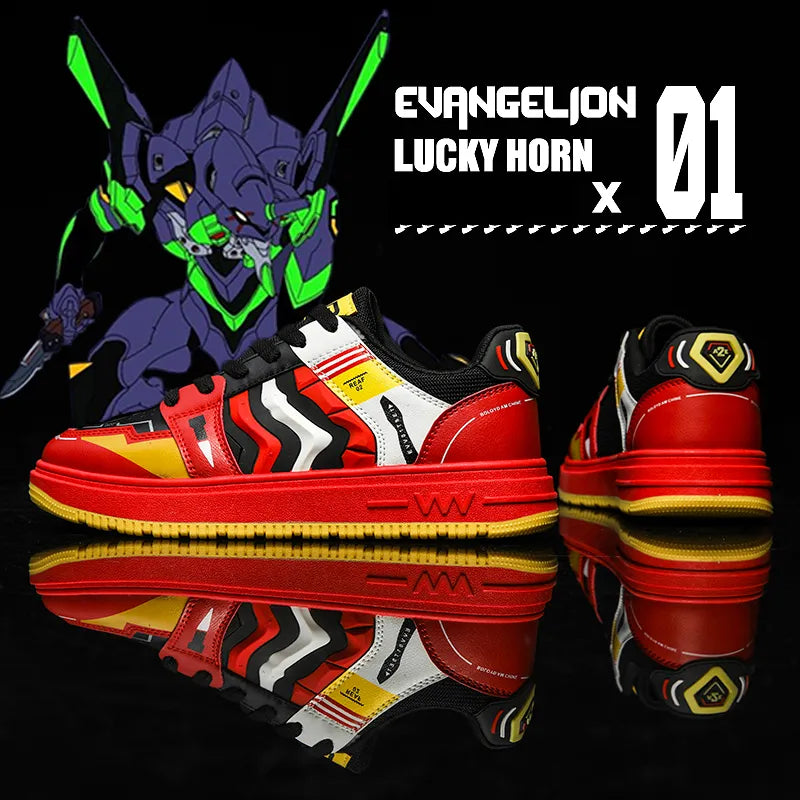 Neon Genesis Evangelion Anime Shoes