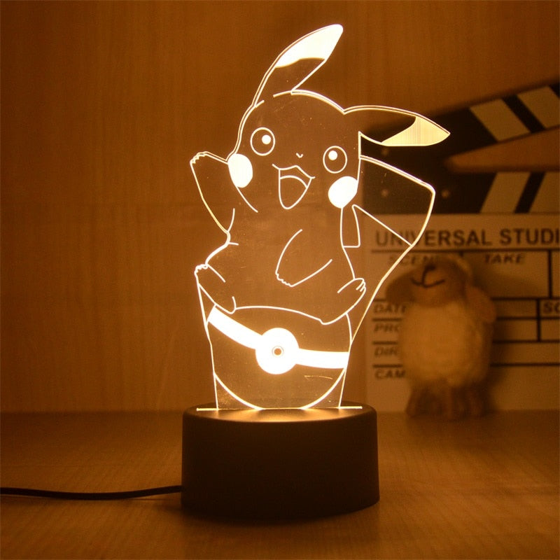 Pokemon Anime 3D LED desk lamp Action Figure 5 12cm