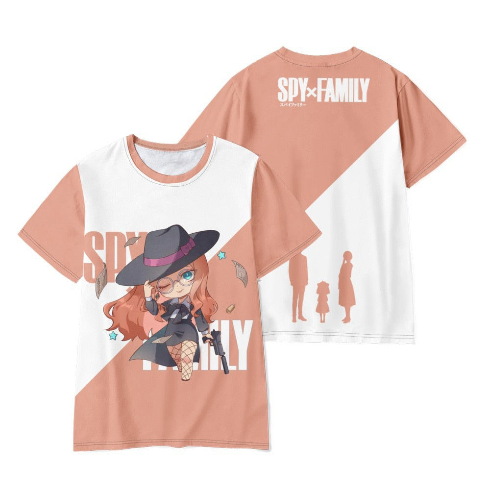 Hot Spy X Family Anime T-Shirt 7