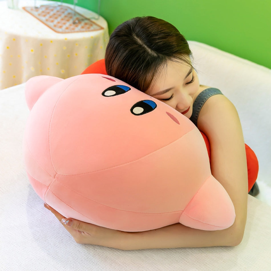 Star Kirby Fluffy Pink Plush