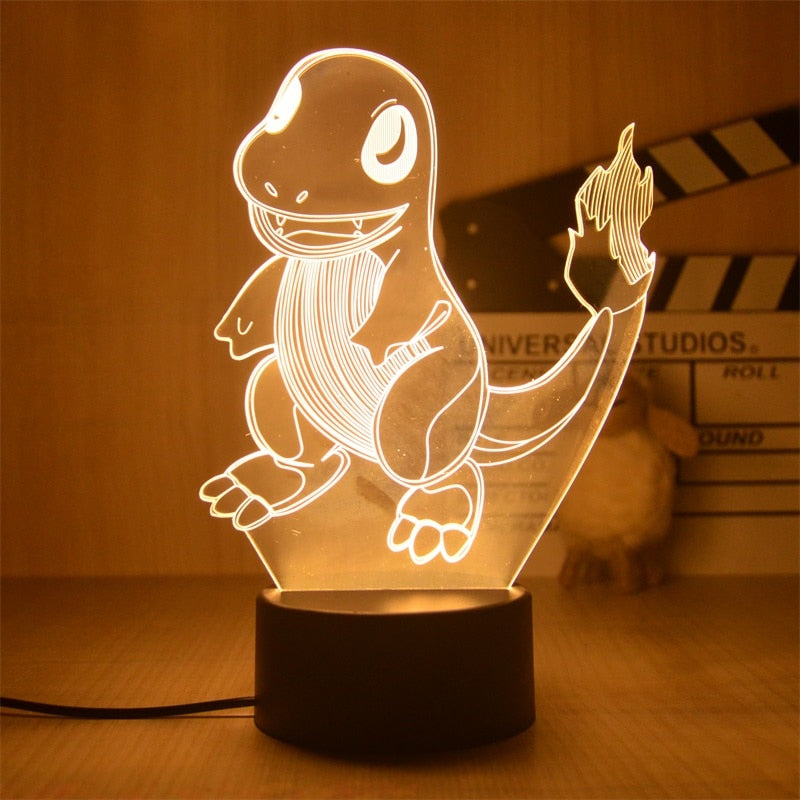 Pokemon Anime 3D LED desk lamp Action Figure