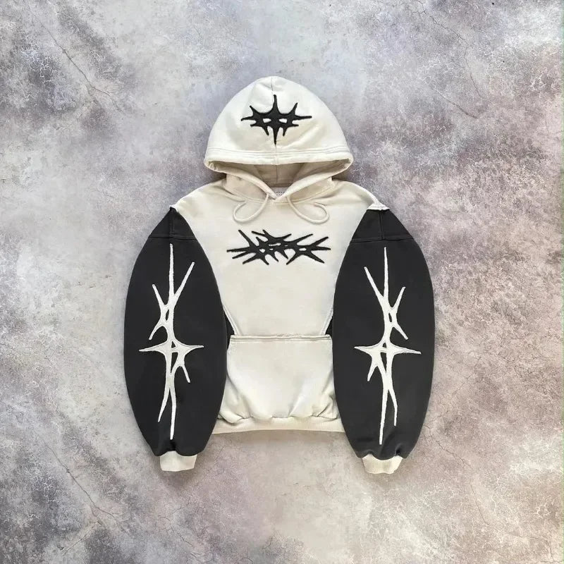 Japanese DuoAstro Embroidery Hoodie